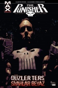 the punisher duzler ters siyahlar beyaz