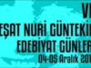 Reşat Nuri Güntekin Edebiyat Günleri Yarın Başlıyor!
