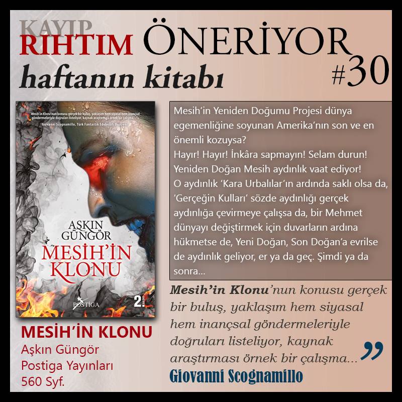 mesihin klonu haftanin kitabi