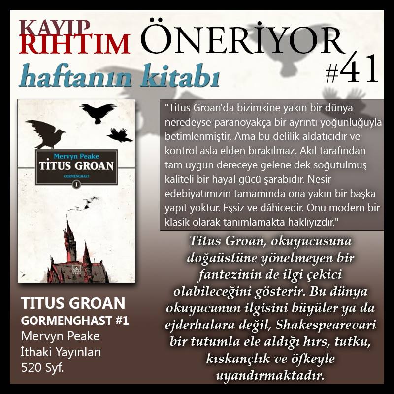 haftanin kitabi titus groan