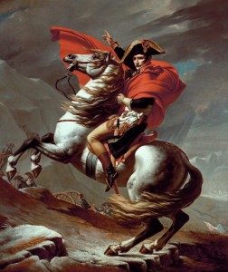 Jaques louis david Napoleon crossing alps
