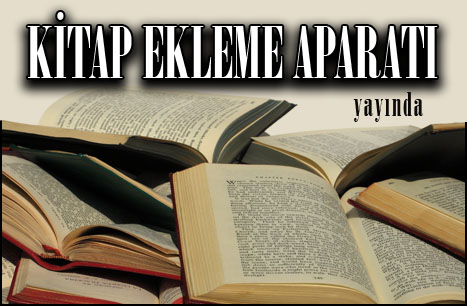 kitap ekleme aparati